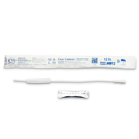 Cure Catheter Straight Tip Hydrophilic
