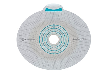 Pre-cut Extended Wear Elastic Adhesive Neutral Gray Textile Full-Circle Filter New Click Coupling System Blue