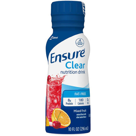 Ensure® Clear Therapeutic Nutrition, Mixed Fruit, bottle