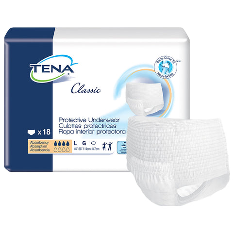 TENA Classic Protective Adult Incontinence Pull-Up Underwear