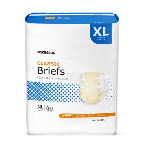 McKesson Classic Light Absorbency Incontinence Brief