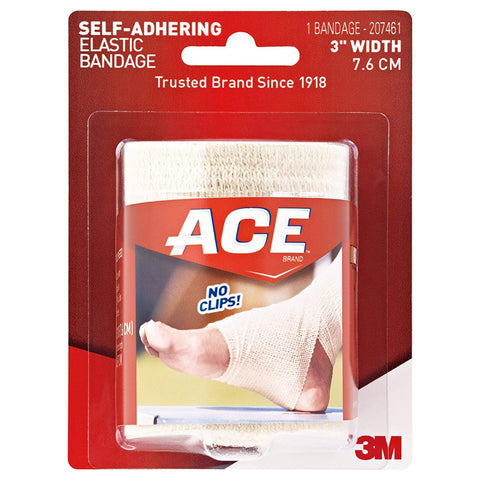3M ACE Self-Adhering Foot Compression Elastic Bandage